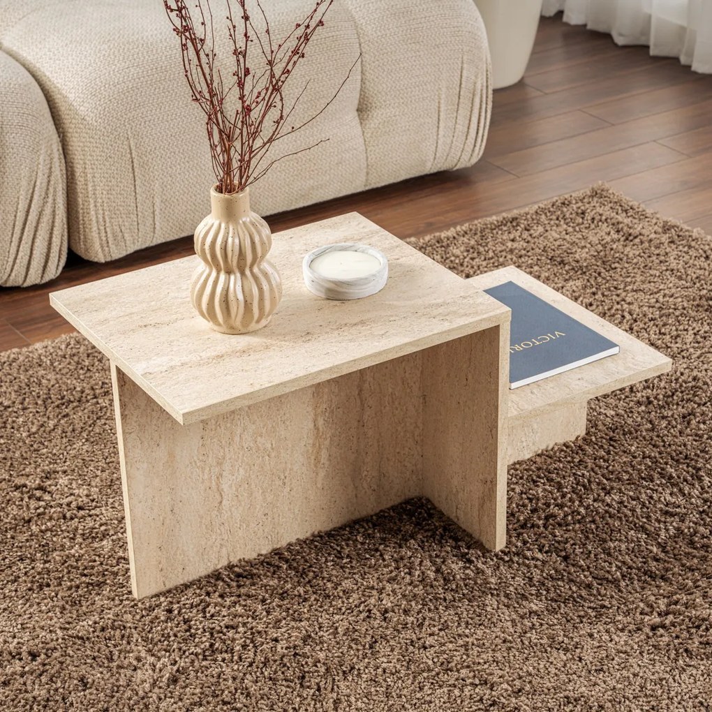 Konferenčný stolík Harmony Travertine