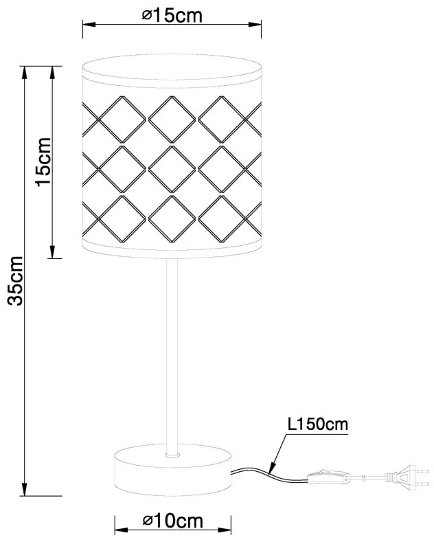 GLOBO CLARKE 15229T Stolová lampa