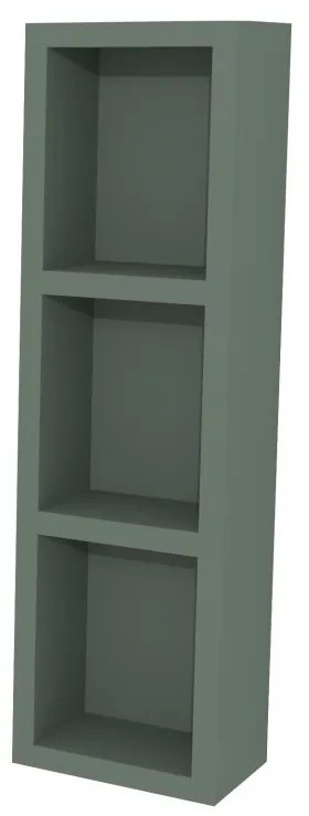 Mereo, Mereo Aira, kúpeľňová skrinka 20 cm, horná, policová, Multidecor, Zelená Verde, MER-CN796SZEV1