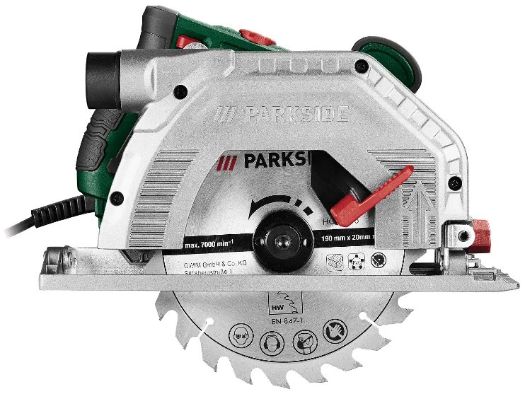 Parkside®  Ručná kotúčová píla Phks 1350 E4  (100391892)