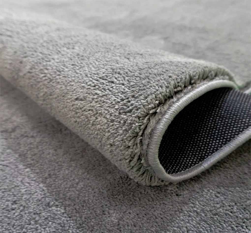 BE Koberec Oslo OSLO 7000 GREY – sivý obdĺžnikový Rozmer: 60x100 cm