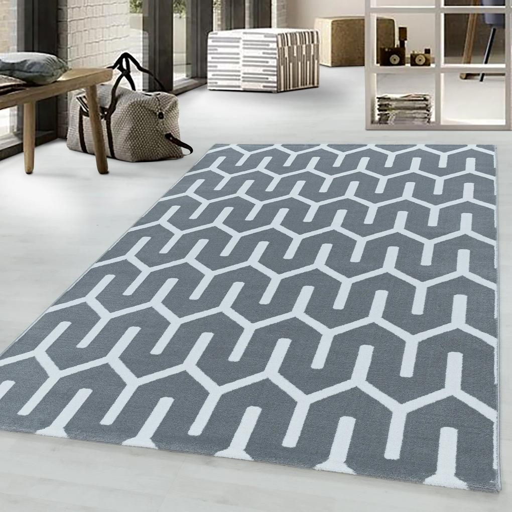 Ayyildiz Kusový koberec COSTA 3524, Sivá Rozmer koberca: 140 x 200 cm