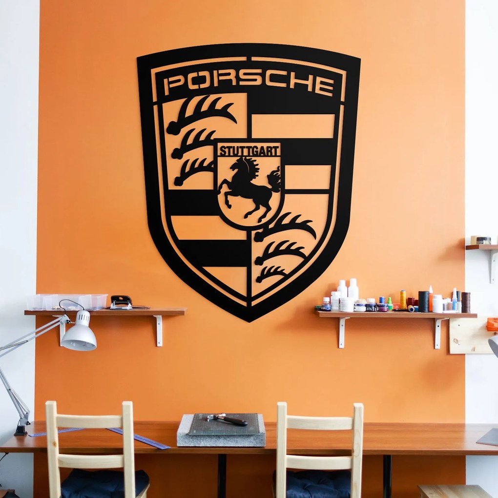 DUBLEZ | 3D drevené logo - Porsche