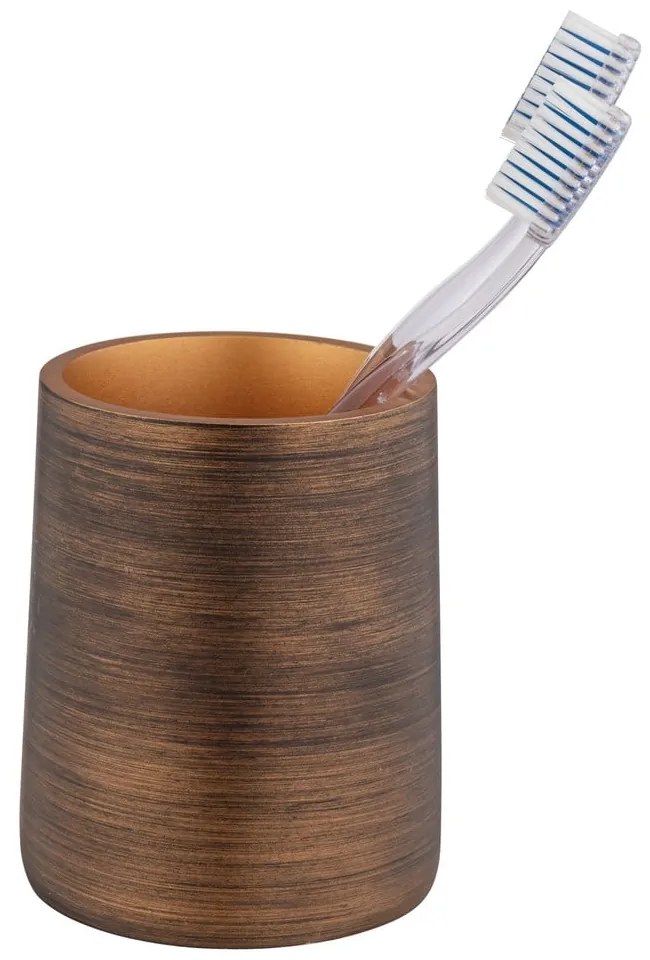 Hnedý pohárik na kefky Wenko Palena