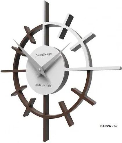 Designové hodiny 10-018 CalleaDesign Crosshair 29cm grafitová (tmavě šedá)-3 - RAL9007