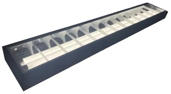 Žiarivkové svietidlo T8 2xG13/18W/230V 120 cm čierna