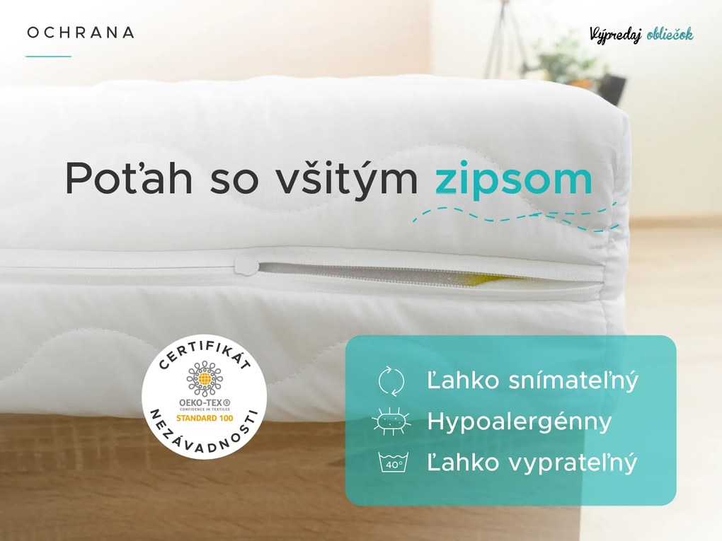 Taštičkový matrac SOMMERA 18 cm 180 x 200 cm Ochrana matraca: VRÁTANE chrániče matraca