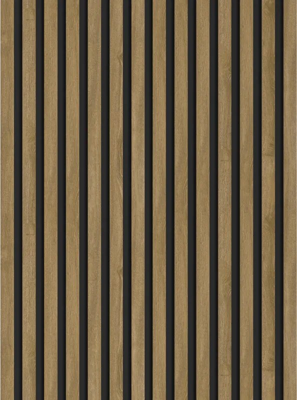 Mexen Lam-B, stenové lamely 275 × 31,5 cm, HDF doska 4 mm, dub klasický, S100-275317-2812-072