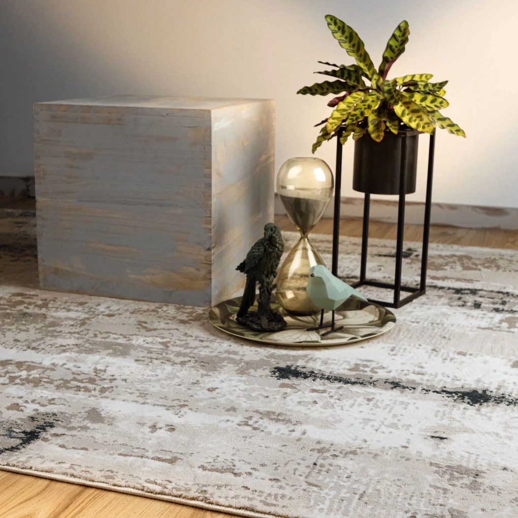 Kusový koberec My Phoenix 124 aqua, 80x150, béžová, chodba / predsieň, Obsession