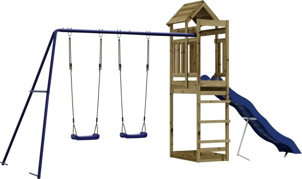 vidaXL Vonkajšia súprava na hranie impregnovaná borovica