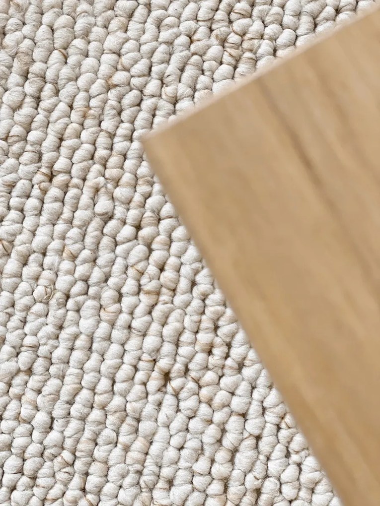 BT Carpet, Behúň Wolly 102843, 80x300, biela, obývacia izba