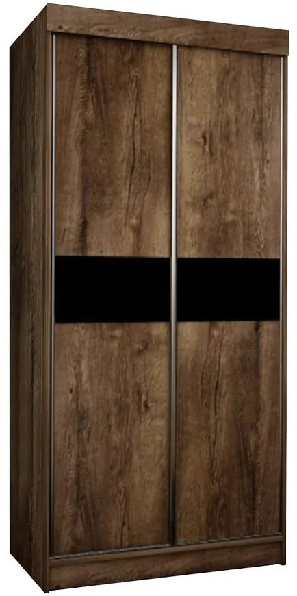 Skriňa Top 4 100 Tmavý jaseň