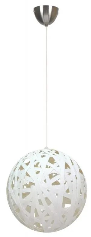 Luster na lanku FRIDA 1xE27/60W/230V biela