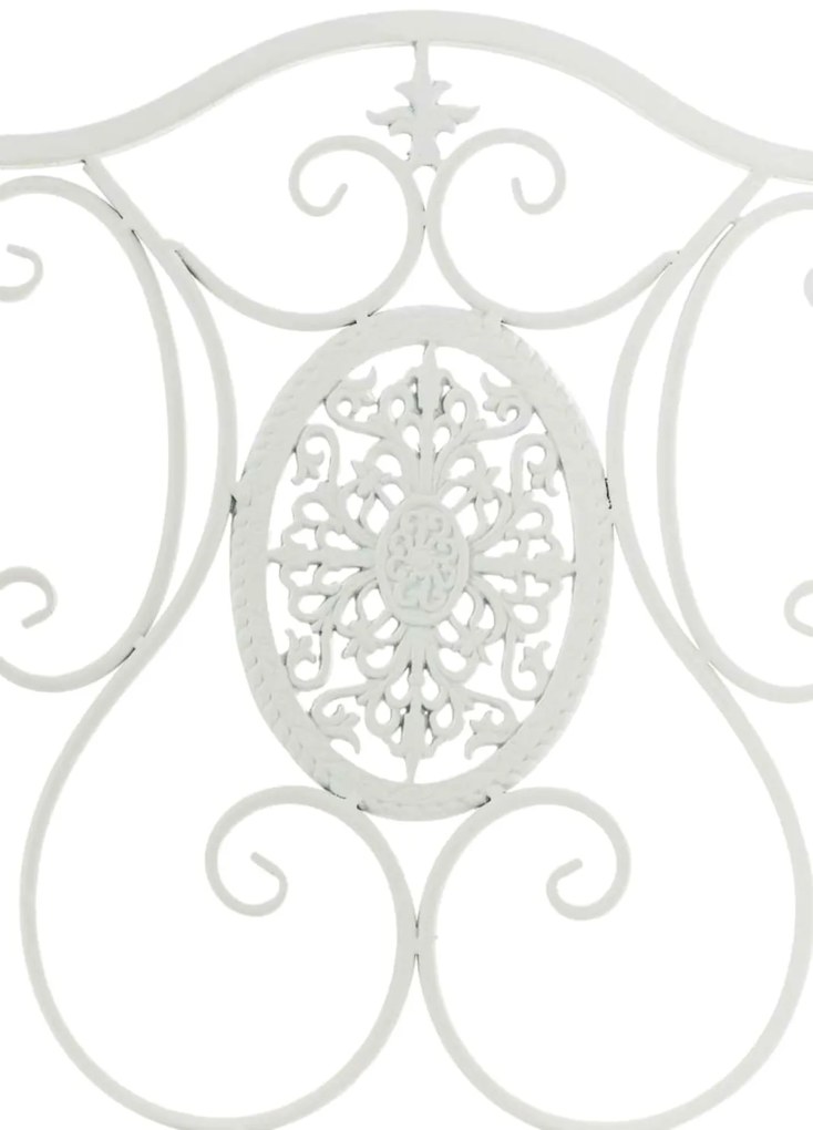 Kovová skladacia stolička Sibell (SET 2 ks) - Biela