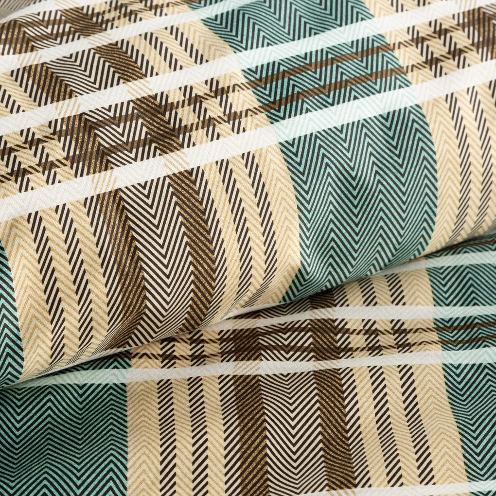 SATÉNOVÉ OBLIEČKY SPRING65 200X220 CM, 2 KS 70X80 CM VZOROVANÉ