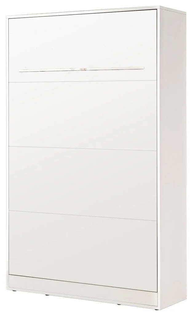 Sklápacia posteľ 120 Perfecto I (biela + biela + biela) (vertikálna) (bez osvetlenia). Akcia -20%. Vlastná spoľahlivá doprava až k Vám domov. 1128885