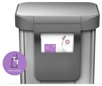 Simplehuman CW2024 45 l kefovaná nerezová, 45 l