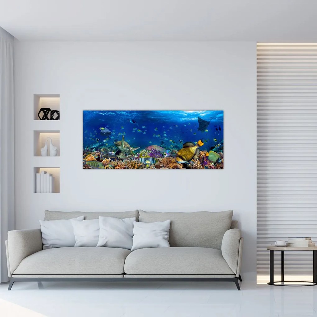 Obraz - Oceán (120x50 cm)