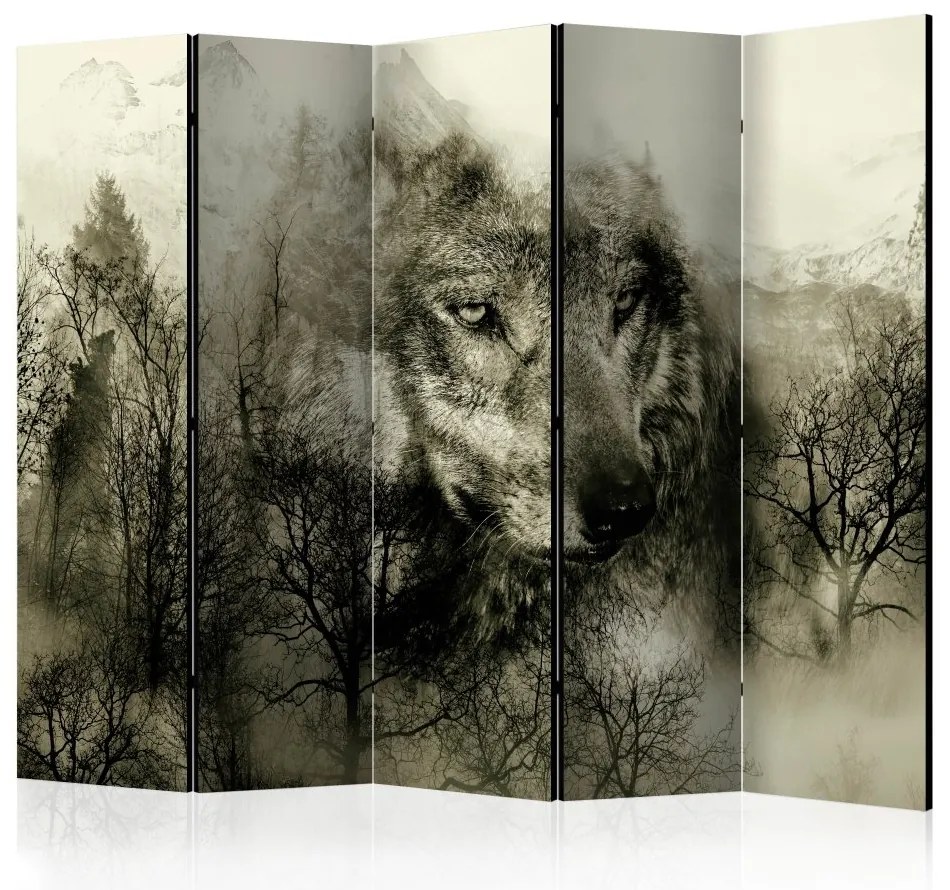 Artgeist Paraván - Mountain Predator (Beige) [Room Dividers]