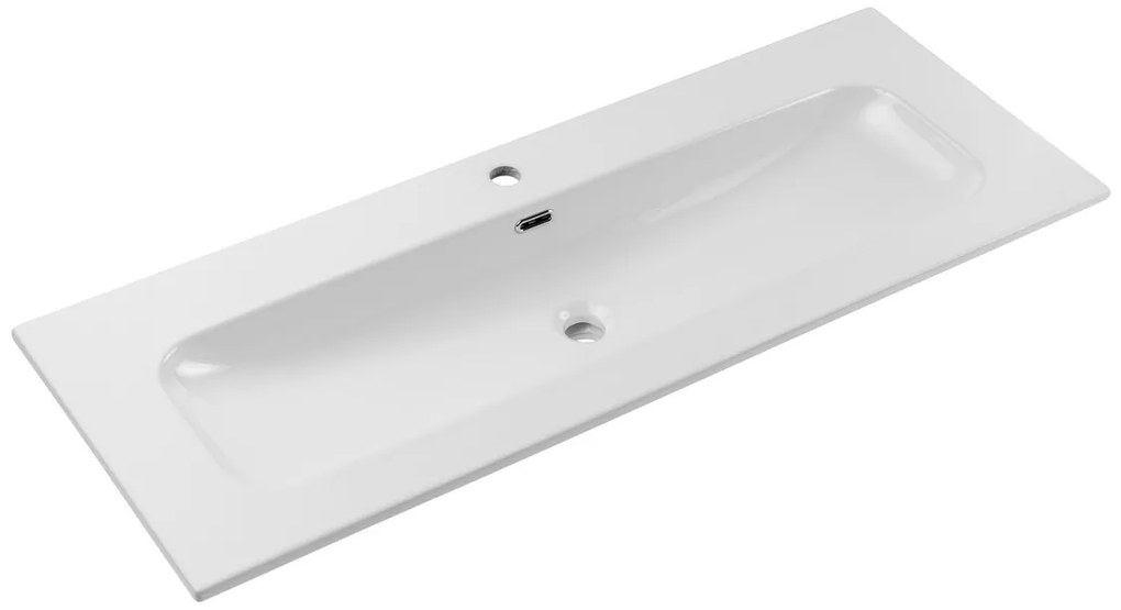 Keramické umývadlo na dosku Fly 120 DP biele