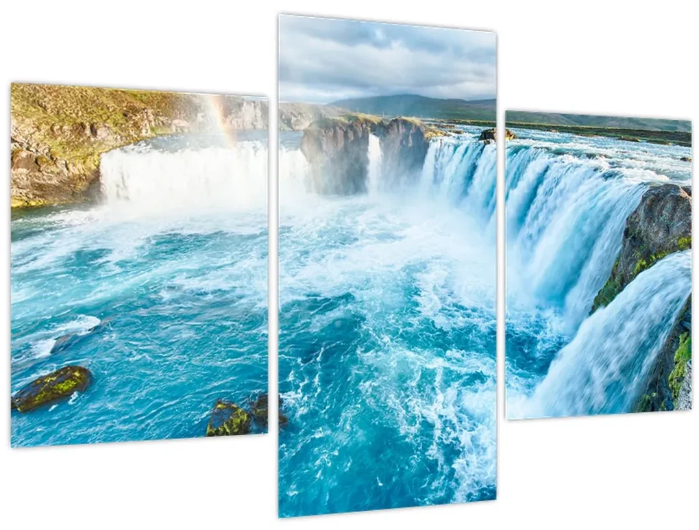 Obraz - Vodopád Godafoss (90x60 cm)