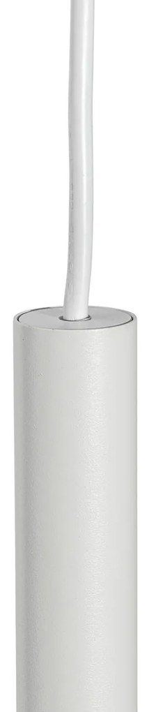 Moderný koľajnicový systém s 5 závesnými svietidlami biely 1-fázový - Iconic Frini