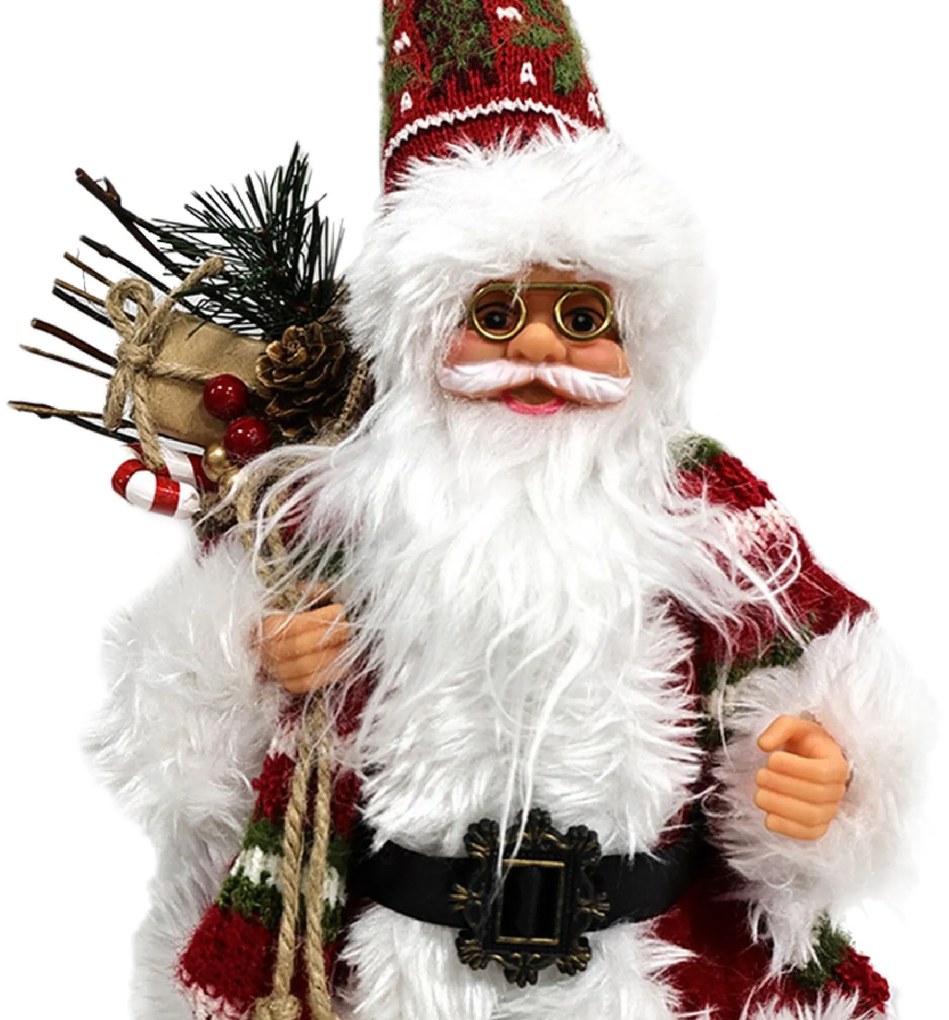 Tutumi, vianočný Santa Claus 44cm KL-21X38A, viacfarebné, CHR-06978