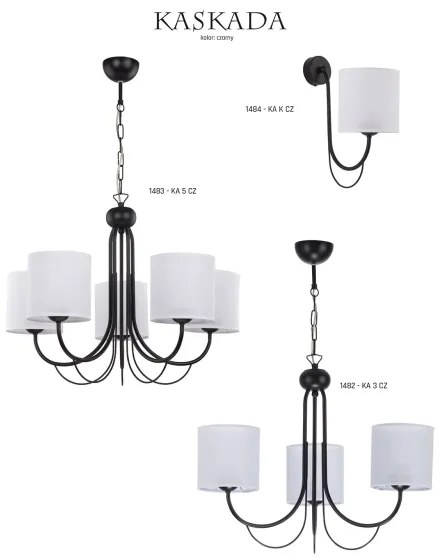 Jupiter 1482 - Luster na reťazi  KASKADA 3xE27/60W/230V