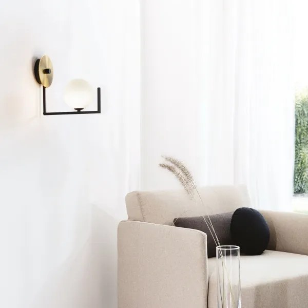 Ideal Lux - LED Nástenná lampa BIRDS 1xG9/3W/230V čierna/zlatá