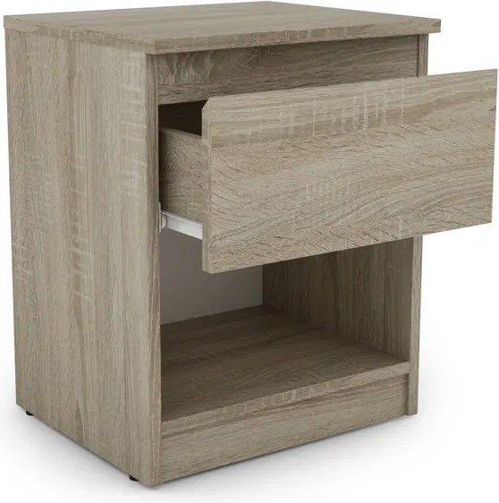 Skrinka/nočný stolík Carlos 401S, dub sonoma