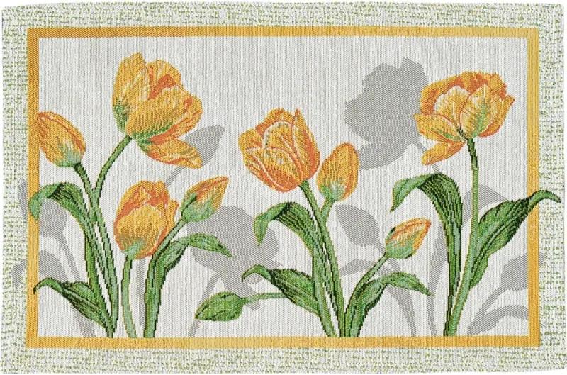 SANDER Gobelínové prestieranie 32x48 cm Tulip Bloom žltá