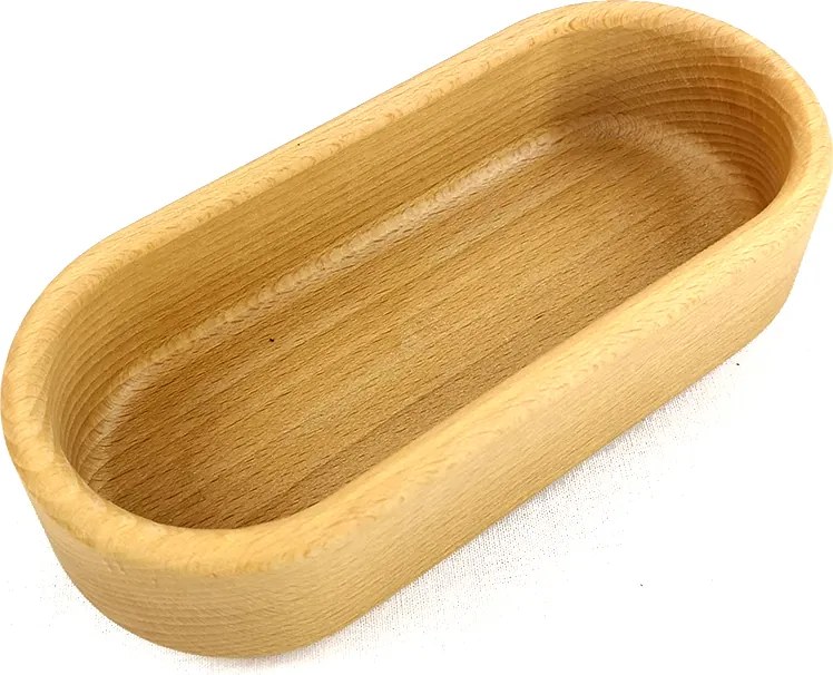 AMADEA Drevená miska ovál, masívne drevo, rozmer 18x8x4, 5 cm