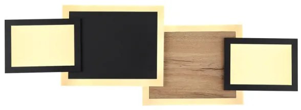 Globo 67279-30 - LED stropné svietidlo CAROLINE LED/30W/230V béžová/čierna