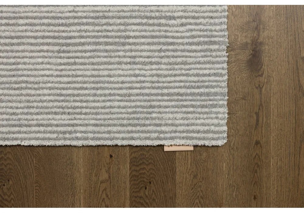 Krémovobiely vlnený koberec 160x240 cm Calisia M Ribs – Agnella