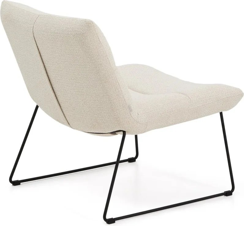 Béžové ženilkové kreslo Asen – Kave Home