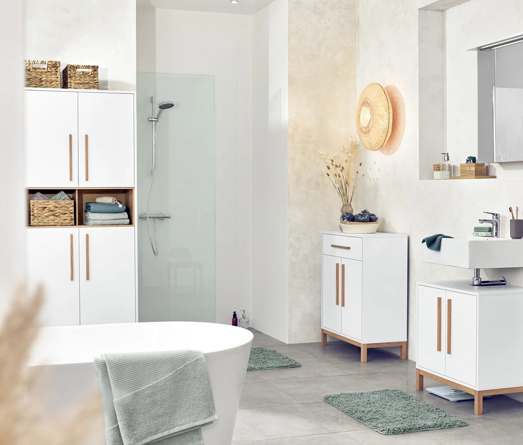 Skrinka pod umývadlo »Eklund«, biela