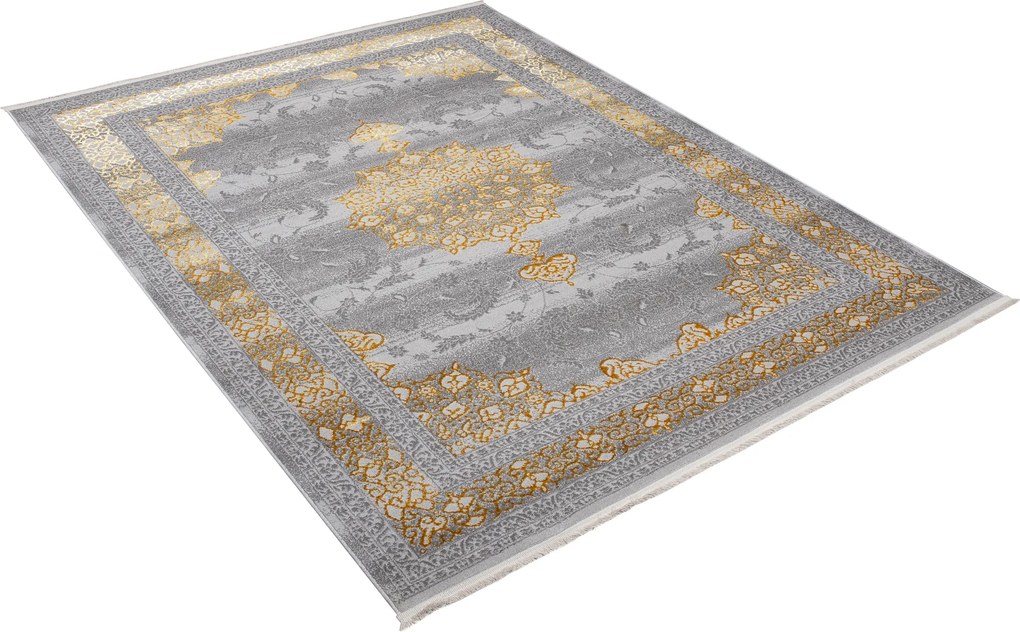 TA Koberec E062B P_GOLD COKME_AGRI PALERMO Rozmer: 80x200 cm