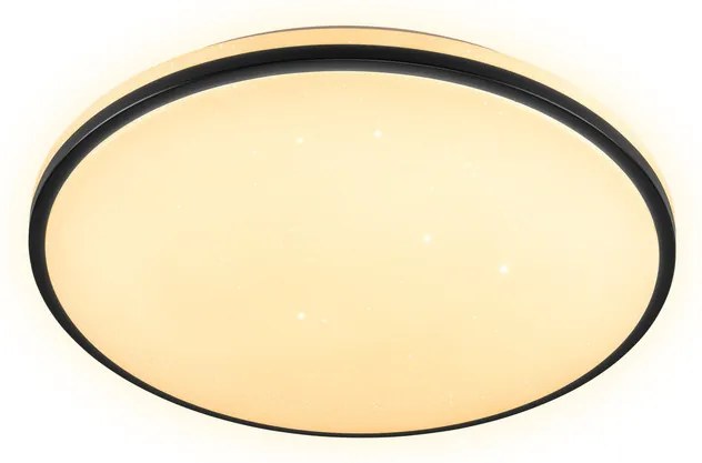 Livarno home Stropné LED svietidlo (hviezdna obloha/čierny lem) (100379785)