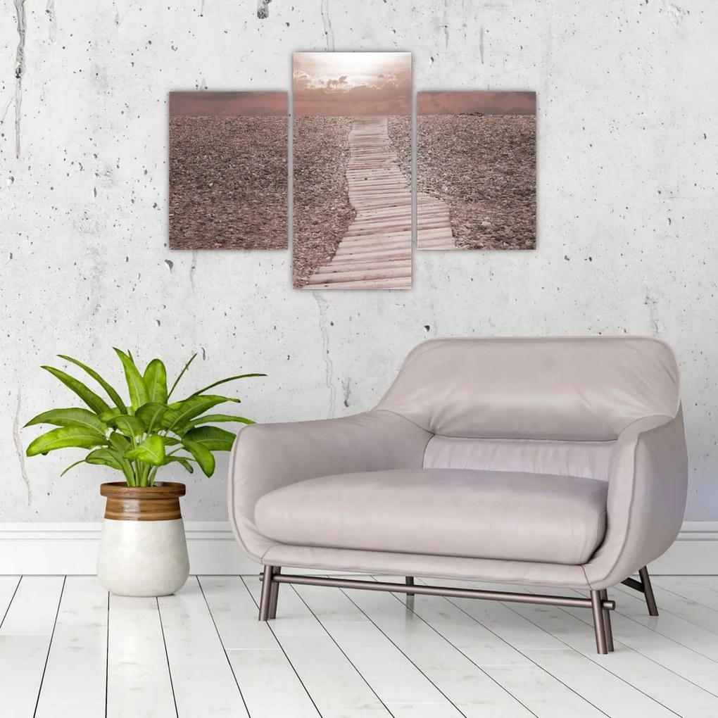 Obraz - Kamienková pláž (90x60 cm)