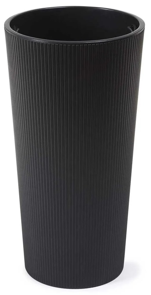 PLASTOVÝ KVETINÁČ URBANIKA ECO 46X25 CM ČIERNA