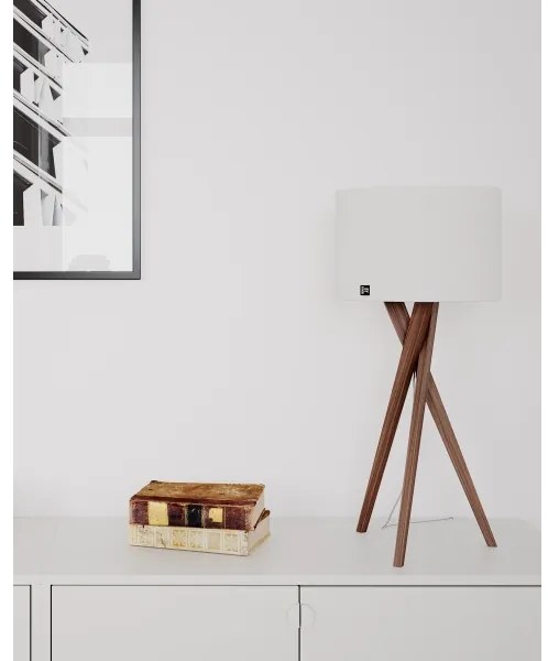 ByRydens 4002720-6003 - Stolová lampa VEGA 1xE27/8W/230V biela/orech