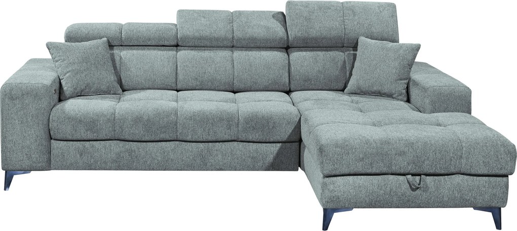 XXXLutz ROHOVÁ SEDAČKA, textil, svetlomodrá MID.YOU - Sedačky - 002220047411