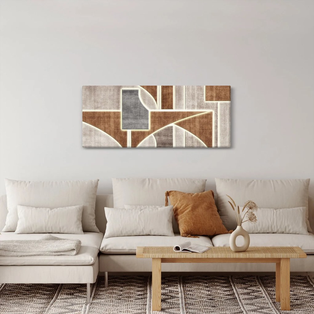 Obraz - Tvary (120x50 cm)