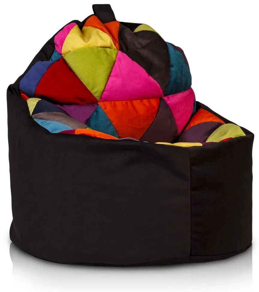 Sedací vak Yoko Modern Mix plyš Farba: A22