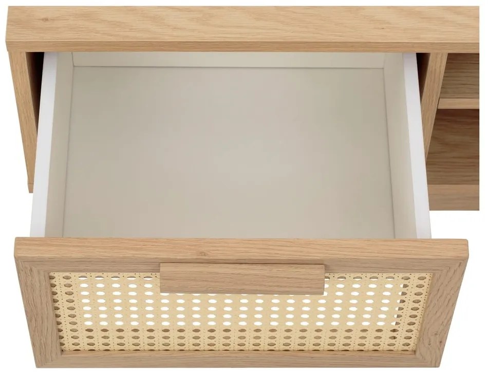TV stolík v dekore duba v prírodnej farbe 128x47 cm Bridget – Støraa