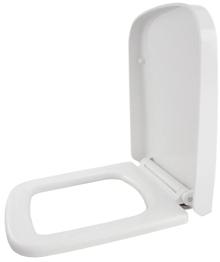 Gamma Viana, toaletná WC doska s pomalým zatváraním, duroplast, EasyClean, biela lesklá, GMA-D6