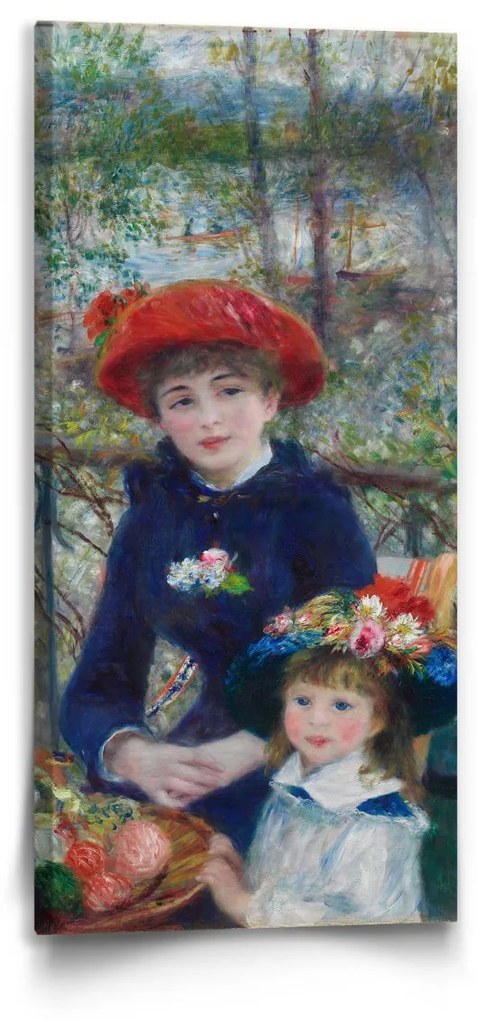 Sablio Obraz Dvě sestry (Na Terase) - Pierre-Auguste Renoir - 110x50 cm