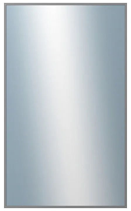 DANTIK - Zrkadlo v rámu, rozmer s rámom 60x100 cm z lišty Hliník platina (7269019)