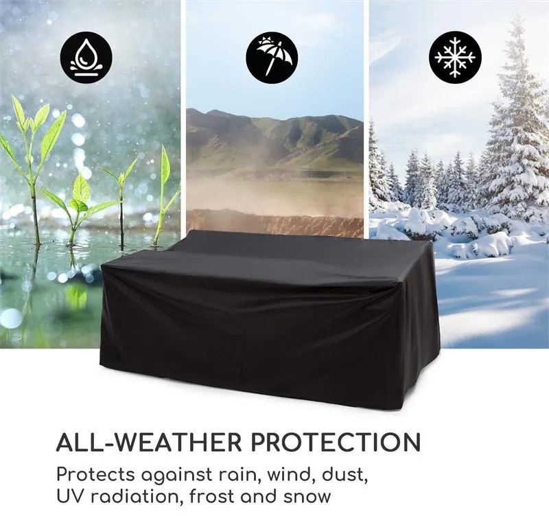 Blumfeldt Titania Raincover, ochranný kryt, 100 % polyester, ochrana v každom počasí, čierny