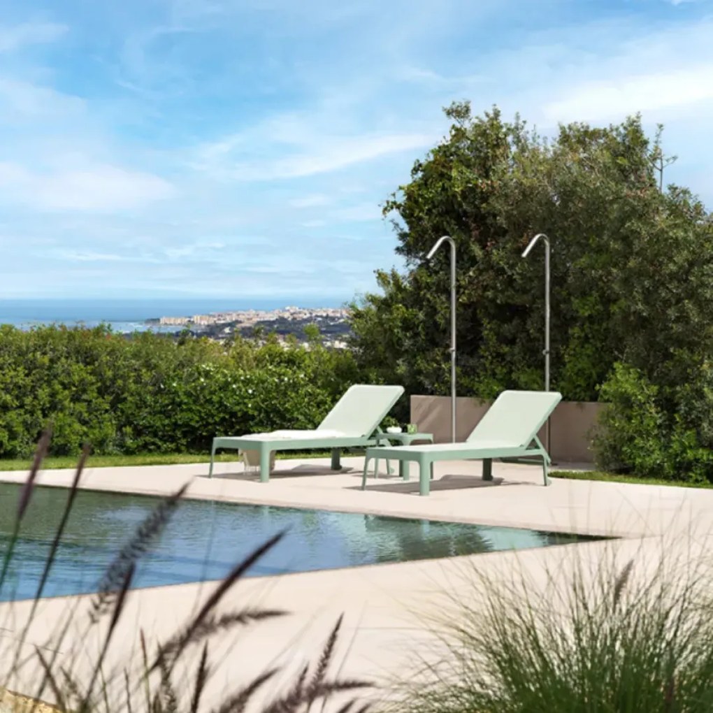 PLANO záhradné lehátko menta/mandrola